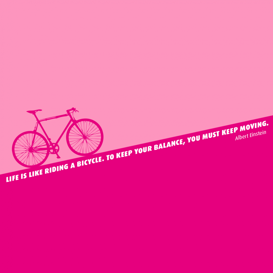 life is like riding a bicycle