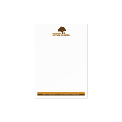 Houthandel De Twee Kinderen briefpapier © i-nicole