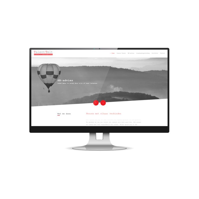 TalentTelt website © i-nicole