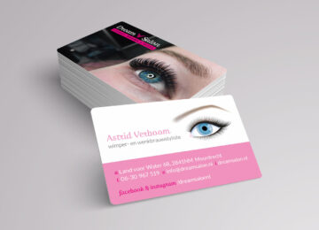 dream salon website en huisstijl